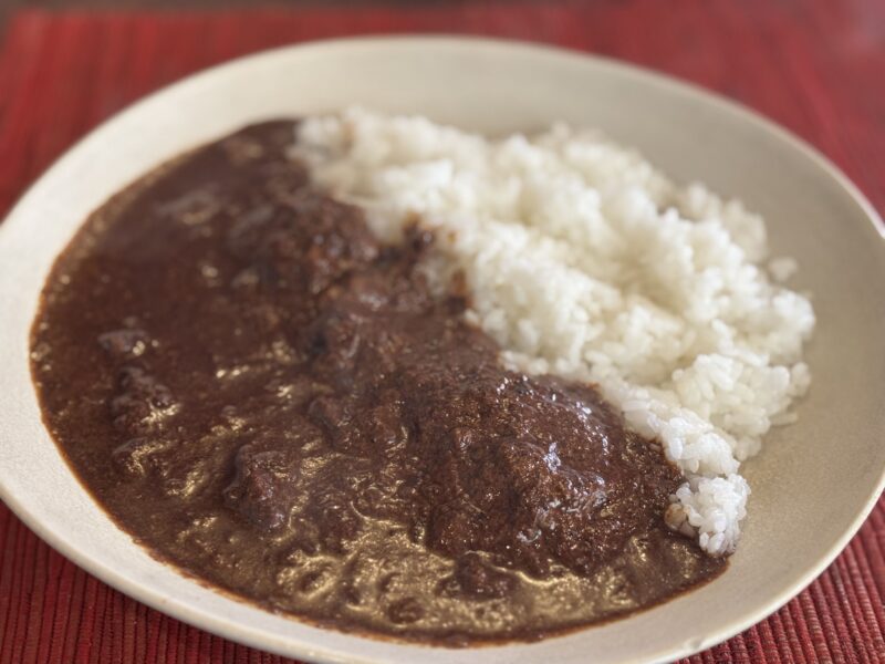 curry味善の和牛のすじカレー