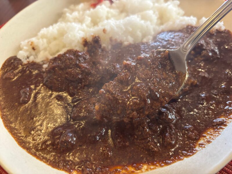 curry味善の和牛のすじカレー